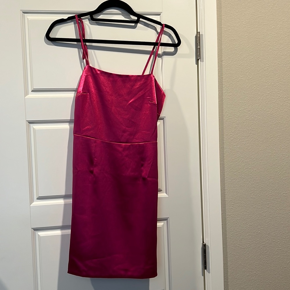 Hot pink “Barbie” dress